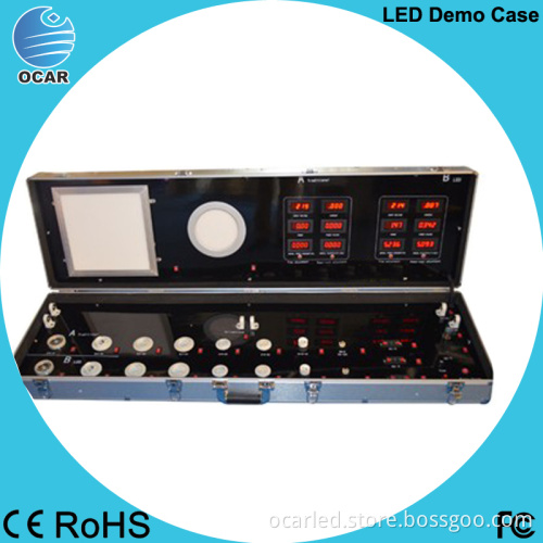 Customize portable LED demo case for lamp test good quality and nice price